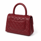 Дамска чанта - Chanel Coco Handle Bag. - естествена мека телешка кожа