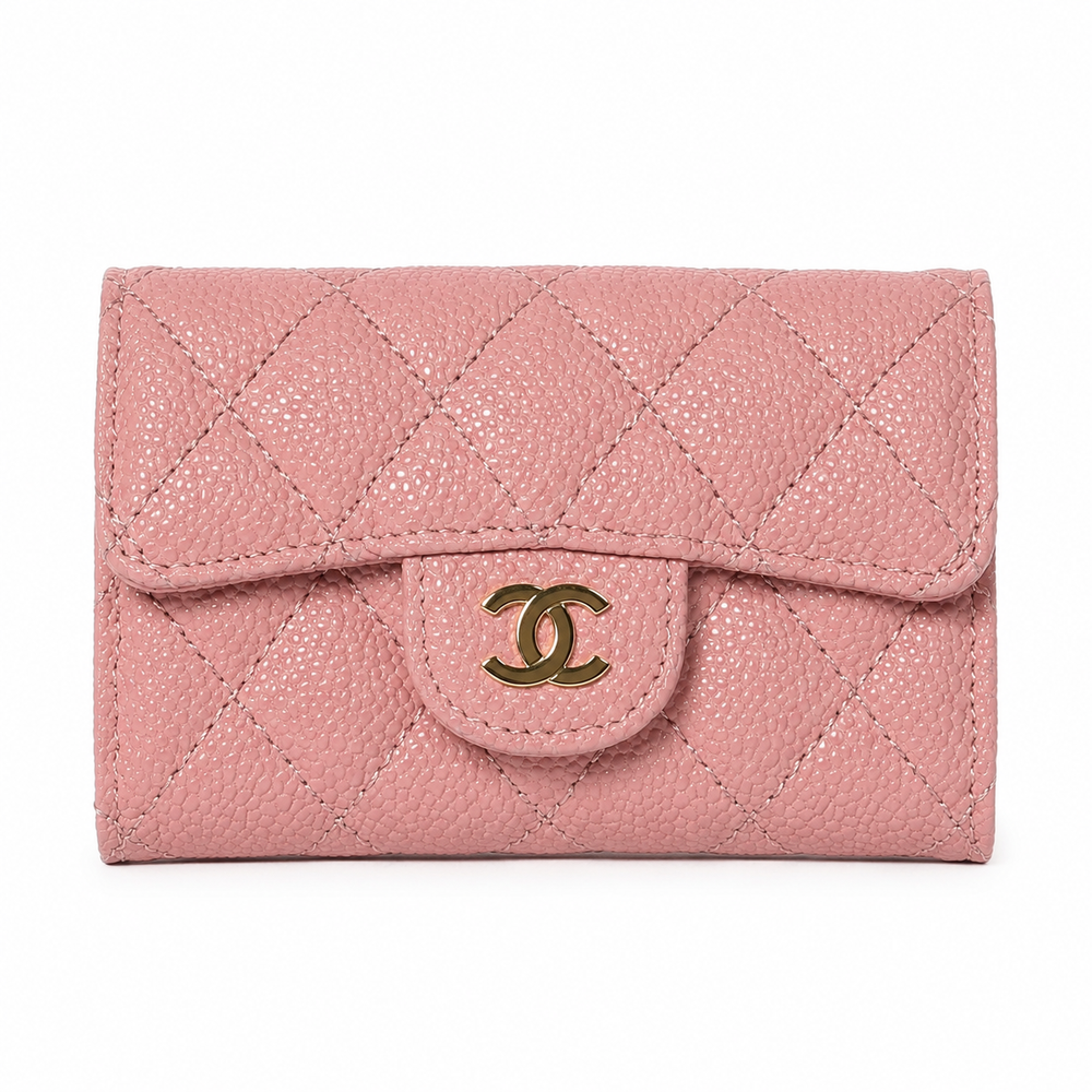 Дамско портмоне - Chanel Mini Wallet on Chain - естествена телешка кожа
