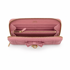 Dior - Lady Dior Voyageur Wallet - естествена агнешка кожа