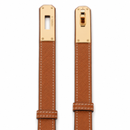 Дамски колан - Hermes Kelly 18 Belt Gold with GHW Epsom - естествена кожа