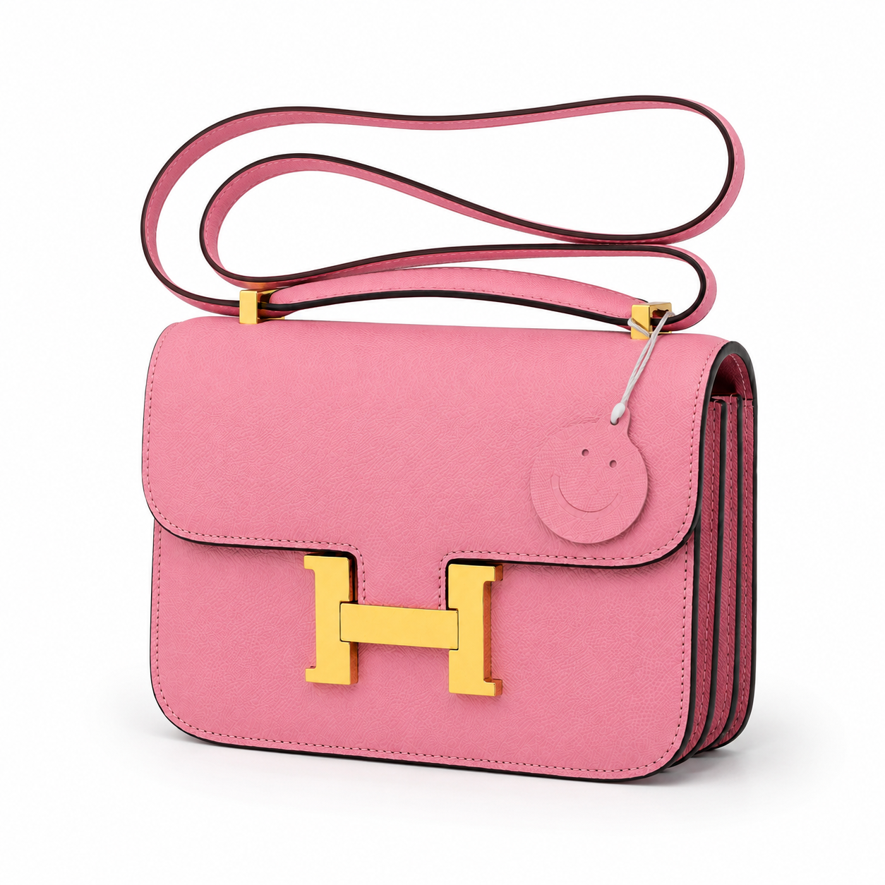 Дамска чанта -  Hermès Constance 24 - естествена кожа