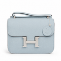 Дамска чанта - Hermès Constance 24 Pastel Blue - естествена кожа