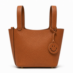 Дамска чанта - Hermès Picotin Lock style brown leather tote bag 22 - естествена телешка кожа