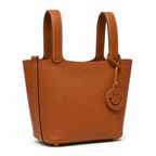 Дамска чанта - Hermès Picotin Lock style brown leather tote bag 22 - естествена телешка кожа
