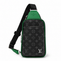 Мъжка чанта - Louis Vuitton Avenue Sling Bag PM Monogram Eclipse / Green Trim