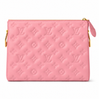 Дамска чанта - Louis Vuitton Coussin / Pochette Coussin - естествена агнешка кожа