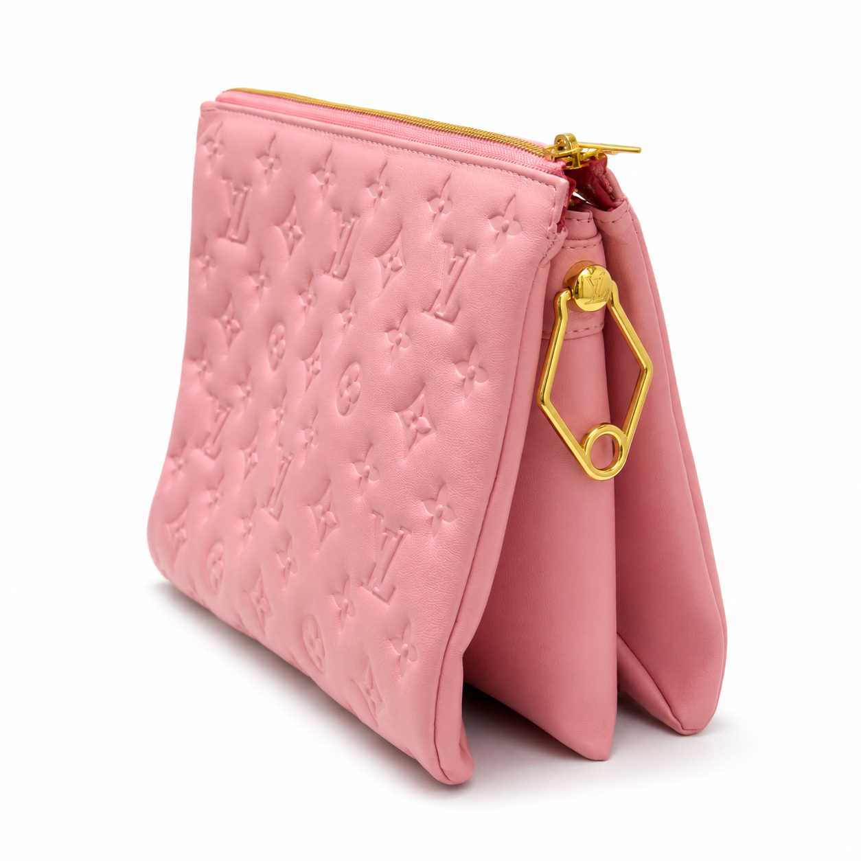 Дамска чанта - Louis Vuitton Coussin / Pochette Coussin - естествена агнешка кожа