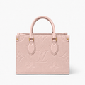 Дамска чанта - Louis Vuitton Onthego - естествена телешка кожа