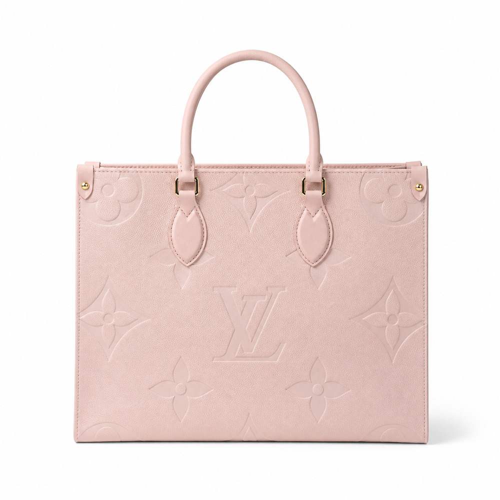 Дамска чанта - Louis Vuitton Onthego GM Monogram Empreinte leather - естествена телешка кожа